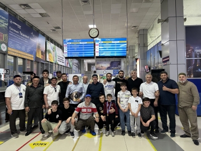 Встретили нашего чемпиона