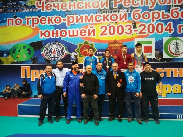 Первенство Чеченской Республики по греко-римской борьбе среди юношей